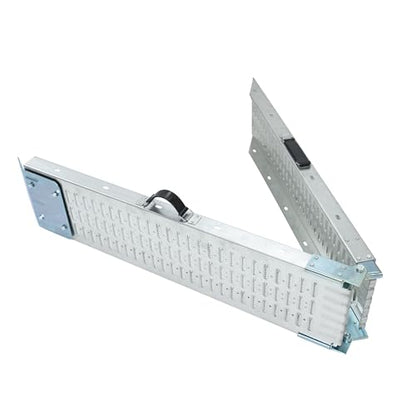 ThunderBay 73'' x 9''Loading Ramp Set Pack of 2 Folding Ramp Folding Galvanized Steel 880 lbs Max Folding Ramp for ATV,Motorcycle,Truck,Quad,Lawn Mower,Snow Blower,Dirt Bikes,Carts,Trailers,Car Tailg