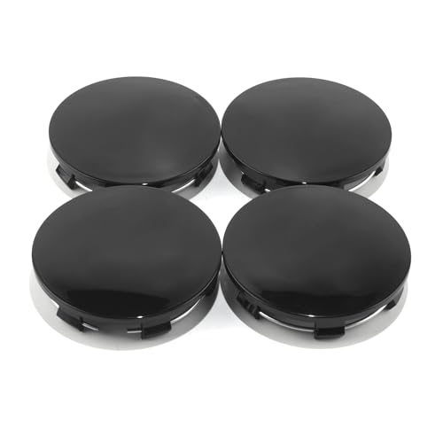 RTrhinoTuning 4 PCS 83mm Wheel Center Caps Compatible with Tahoe Suburban Yukon Escalade Rim, OD:3.27"(83 mm) ID: 3"(76.4 mm) Black Hubcaps - color: Black