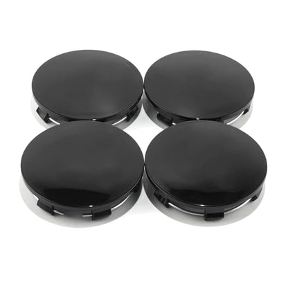 RTrhinoTuning 4 PCS 83mm Wheel Center Caps Compatible with Tahoe Suburban Yukon Escalade Rim, OD:3.27"(83 mm) ID: 3"(76.4 mm) Black Hubcaps - color: Black