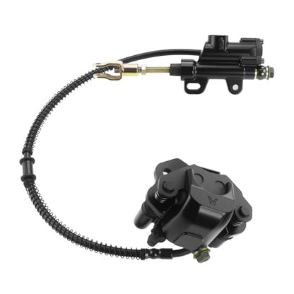 PRO BAT Rear Brake Master Cylinder Caliper With Brake Pad Assembly - color: Black
