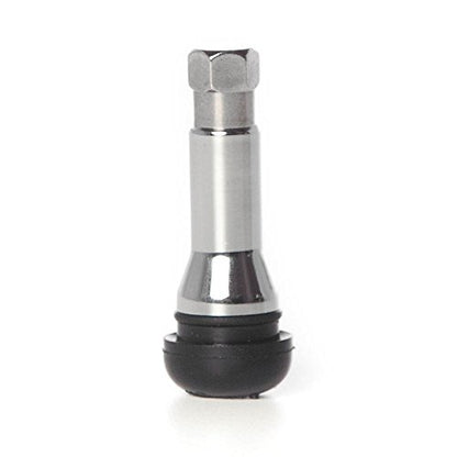Circuit Performance Chrome Rubber Valve Stems TR414 38mm (Set of 4)
