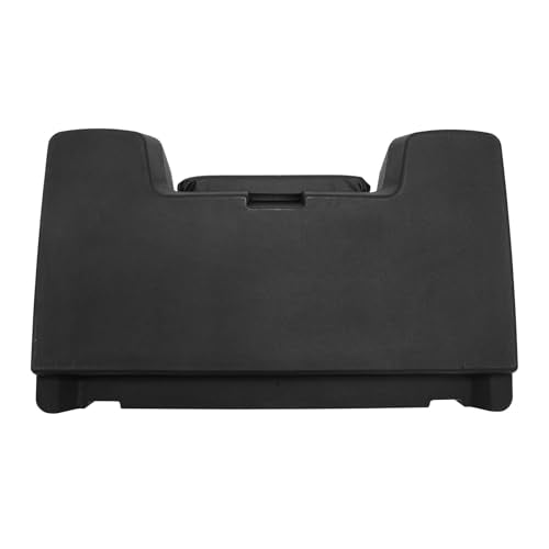 XMT-MOTO ATV Rear Passenger Backrest Seat Rack Cargo Storage Helmet Trunk Box Luggage 96L Black
