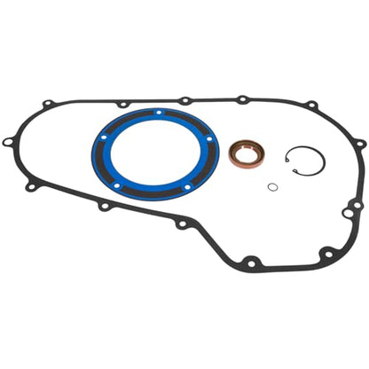 Primary Cover Gasket Seal Replacement Rebuild Parts Kit Oil Seals Fit for Harley Davidson Electra Glide, Road Glide, Road King, Street Glide, Ultra Limited Made 2007-2016