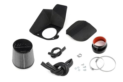 HPS Polished Air Intake Kit with Heat Shield Compatible for 2019-2023 Dodge Charger SRT Hellcat 6.2L V8 Supercharged, 827-681P