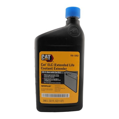CAT 119-5152 (1195152) ELC Extended Life Coolant Extender – 32 fl oz Bottle – Ensures Performance to 12,000 Hours, Contains Bittering Agent