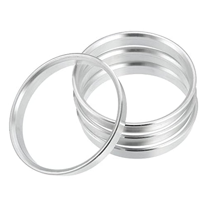 X AUTOHAUX 4pcs OD 71.6mm to ID 67.1mm Aluminium Alloy Hub Centric Rings - size: 67.1mm