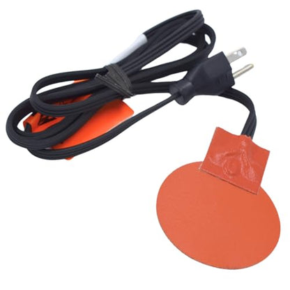 Zerostart 3400061 Silicone Pad Heater Engine Oil, Transmission Fluid, Reservoir and Hydraulic Fluid Heater, 3" Diameter | 120 Volts | 125 Watts