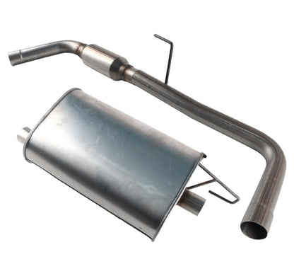 Exhaust Resonator Muffler Tail Pipe Exhaust Kit Compatible with Nissan Frontier 4.0L 2005-2019 Stainless Steel | Northeastern Exhaust | Free Gaskets and Clamps Included | Direct-Fit