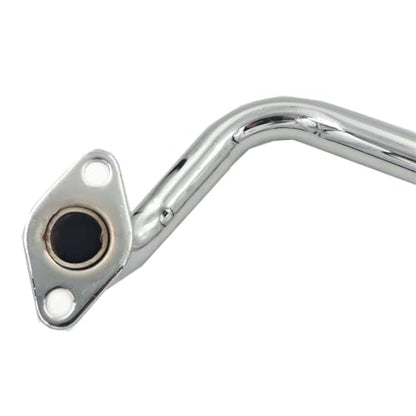 Black Exhaust System Muffler for GY6 50cc Scooters 139QMA 139QMB 4 Stroke Engine
