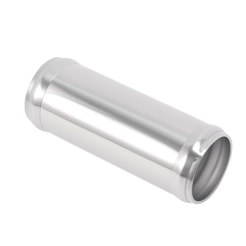 1.5" OD 0° 6063 Aluminum Alloy Tube Intercooler Pipe Polishing Air Intake Connection Hose Bilateral with Hump 4" Length 0.06" Thickness Silver Tone - size: 1.5"OD 4"Length