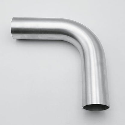 AC PERFORMANCE 2" 90° Degree Aluminum Elbow Intercooler Air Intake Tube - color: Silver 90, size: 2" (51mm)