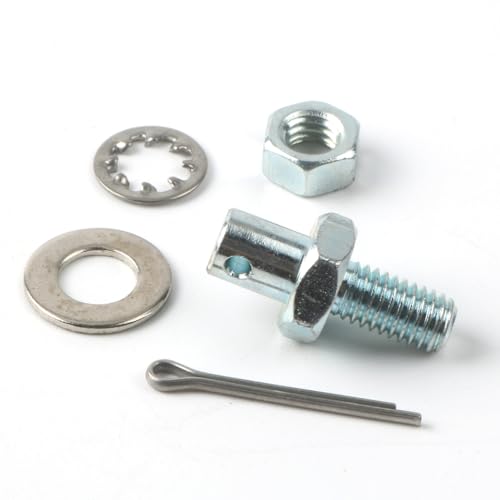 Throttle Cable Adapter Stud Kit #8009 for 1977-later Chevrolet Steel (Includes Nut, Washers, and Cotter Pin)
