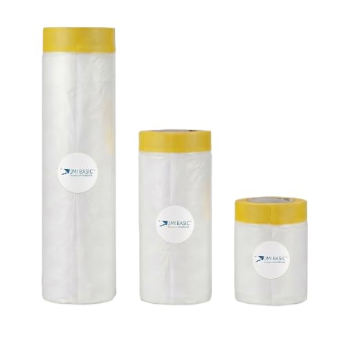 Automotive Masking Tape and Plastic Sheeting – 59/35/18 inch Car Painting