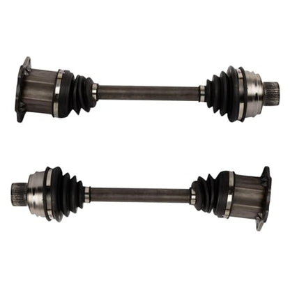 TRQ Front 2 Piece CV Axle Shaft Assembly Set - style: CSA32998
