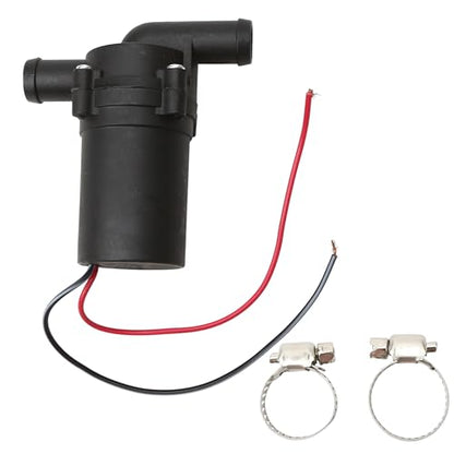 12V 12W Car Water Pump, Automatic Electric Circulating Coolant Circulation Pump for A/C Heating, Engine Cooling & Winter Heat Assist, Strengthen Accelerate, 400L/H Flow, 20mm Inlet, 3000RPM