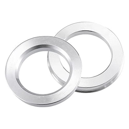X AUTOHAUX 4pcs OD 74.1mm to ID 54.1mm Aluminum Alloy Hub Centric Rings - size: 74.1-54.1mm