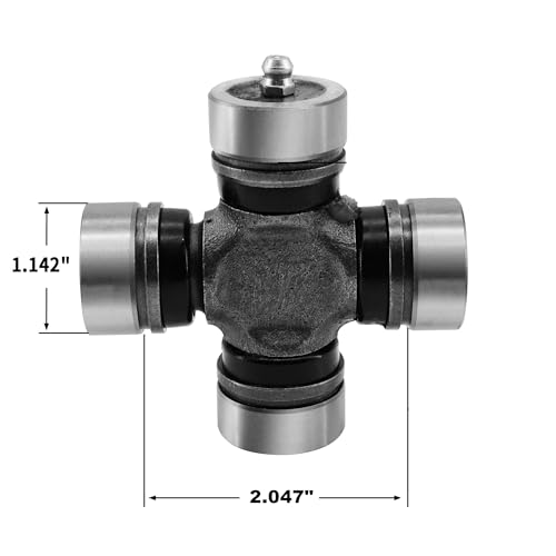 Driveshaft Universal Joints 5-1510X Compatible with 1990-2004 Toyota 4Runner 2WD, Greasable U joint 1.142"x2.047"