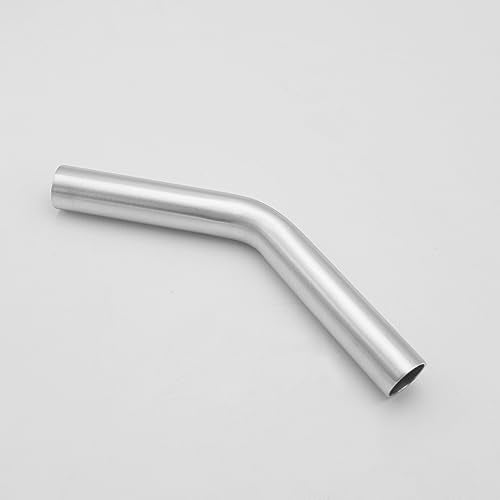 AC PERFORMANCE 1" 45° Degree Aluminum Elbow Intercooler Air Intake Tube - color: Silver 45, size: 1" (25mm)