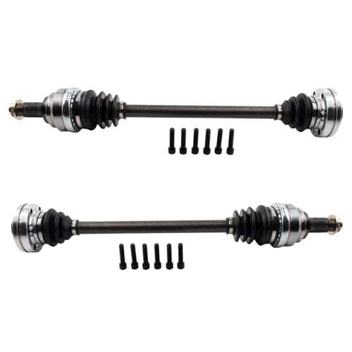 TRQ Rear Driver & Passenger Side CV Axle Assembly Set - style: CSA33044