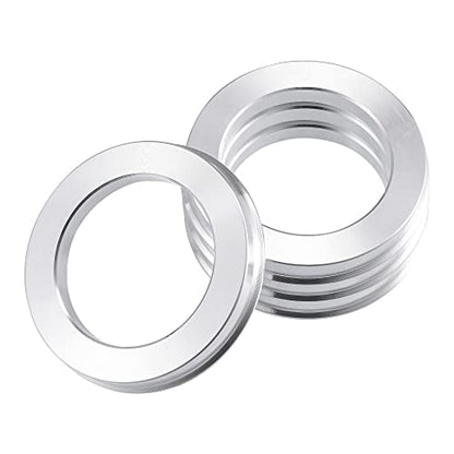 X AUTOHAUX 4pcs OD 74.1mm to ID 54.1mm Aluminum Alloy Hub Centric Rings - size: 74.1-54.1mm
