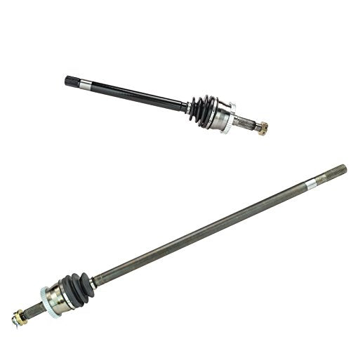 TRQ Front Driver & Passenger Side 2 Piece CV Axle Assembly Set (WITH - style: CSA82449