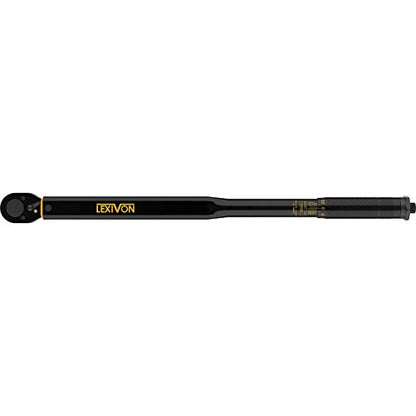 LEXIVON 1/2-Inch Drive Click Torque Wrench 25-250 Ft-Lb/33.9-338.9 Nm (LX-184) - size: 1/2"DR. 25~250 FT-LB