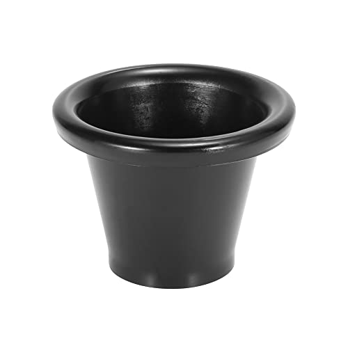 X AUTOHAUX 2 Inch Aluminum Bellmouth Adapter Air Inlet Decorative Cover - color: Black