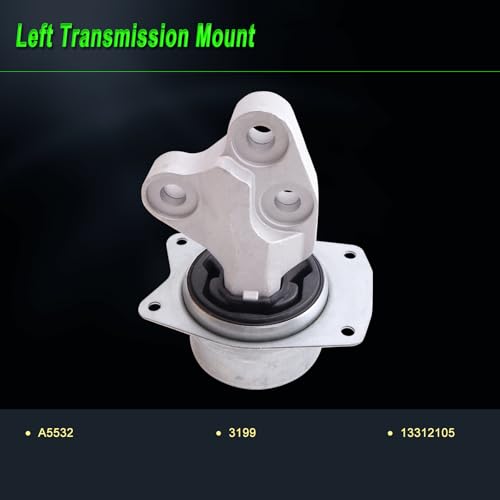 Motor Mount Set Compatible with Impala 2014-2016 2.5L - size: 2014-2016 CHEVROLET IMPALA 2.5L
