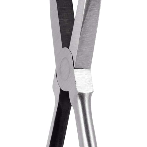 SPEEDWOX Long Reach 45 Degree Needle Nose Pliers 11 Inches Serrated Jaw - style: 45°