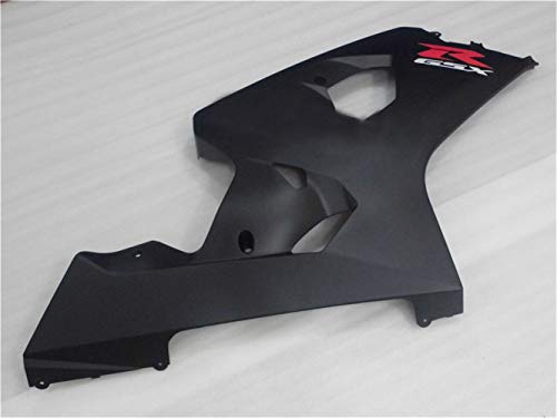 YTL Matte Black Full Fairing Fit for Suzuki 2004-2005 GSXR 600/750 - color: 004 Matte Black