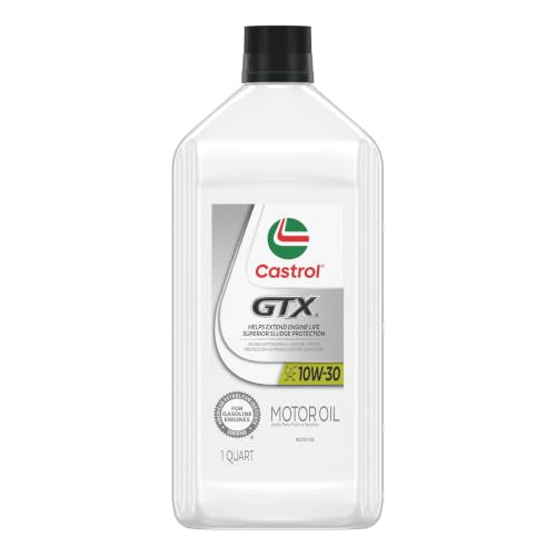 Castrol GTX 10W-30 Conventional Motor Oil, 1 Quart, Pack of 6 - size: 1 Quart, Pack of 6