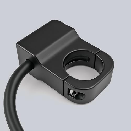 Motorcycle Handlebar Switch ATV Light Switch Waterproof Aluminum Alloy Toggle Switch for Motorcycle Light Bike Light Spotlight 7/8"(22MM) 1 Pcs