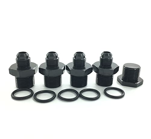 Billet Fuel Rail Kit For OE LS1 LS6 Stock Intake Manifold 6AN + Hardware