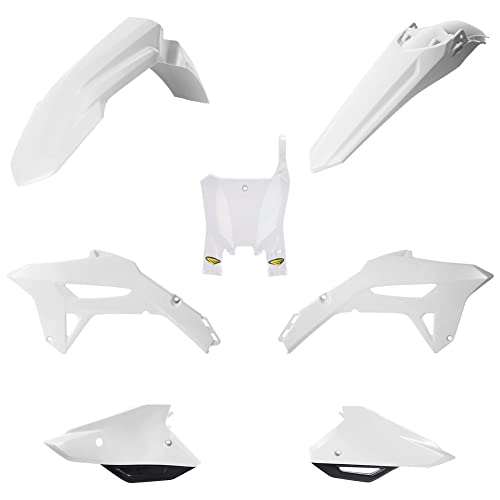 Cycra Replica Plastic Kit White/Black For Honda CRF450R Works Edition 2021-2024
