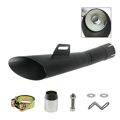 FLYPIG Exhaust Pipe 38-51mm (1.5-2.01") Adjustable for Yamaha YZF R6, 06-18