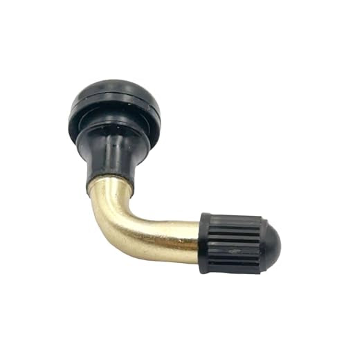 10Pcs Universal PVR50 Tire Valve Stem Bent 90 Degree Angled Tubeless Snap-in Rubber Base Compatible with Most Tubeless Tire Rim Motorcycle Scooter ATV Cars RV Bicycles Trailers - size: PVR50