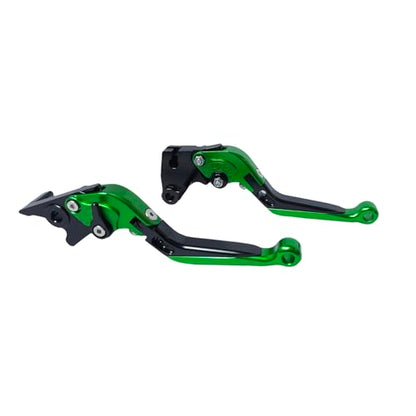 Brake Clutch Levers Replacement for Kawasaki Ninja 500 400 300 - color: Black Green