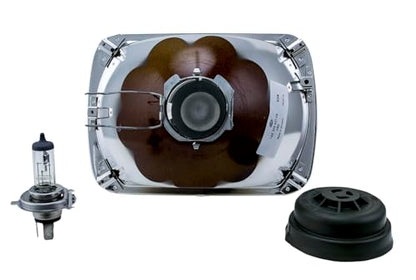 HELLA 003427291 Vision Plus 190x132mm High/Low Beam 12V Halogen Conversion Headlamp (HB2), White - style: 190x132mm