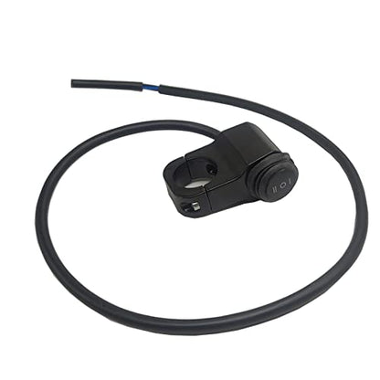 RAYANA 7/8" 22mm Motorcycle ATV Handlebar Control Switch on/Off/on Button Waterproof for Headlight Fog Light 12V
