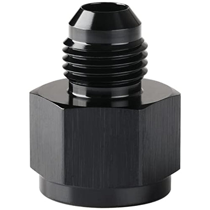 8AN Female to 6AN Male Flare Reducer Adapter Fitting Connector Aluminum Black - color: Black, size: 8AN Female to 6AN Male