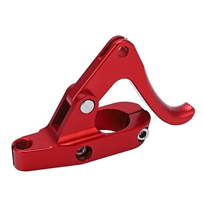 Throttle Thumb Assembly, CNC Finger Throttle Clutch Lever, ATV Throttle Lever Thumb Controller Replacement for Dirt Bike ATV Quad (Red)