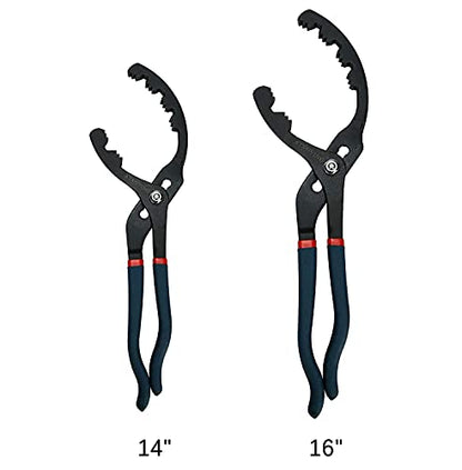 Large Adjustable Oil Filter Wrench, Universal Oil Filter Removal Tool, 16 Inch - size: 16"