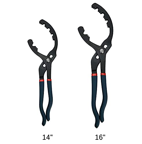 Large Adjustable Oil Filter Wrench, Universal Oil Filter Removal Tool, 16 Inch - size: 16"