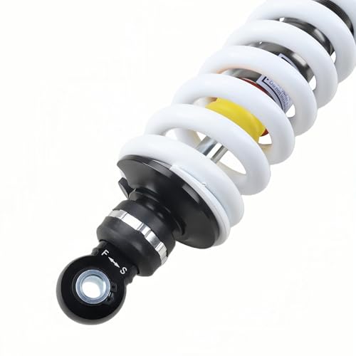 330mm (13") Rear Shock Absorber, Adjustable Rebound & Preload Suspension, 12mm Heavy-Duty Spring, 10mm Mounting Hole for 70cc–250cc Dirt Bike Pit Bike Motorcycle ATV