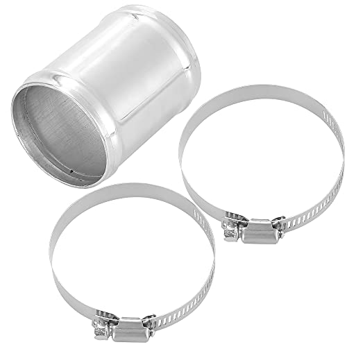 X AUTOHAUX OD 2.35" Length 3" Aluminum Alloy Tube Intercooler Pipe - size: 2.35"
