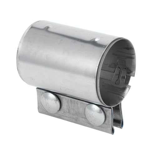 Exhaust Pipe Clamp/Exhaust Muffler Tube Joint for Car Truck/Durable Stainless Steel 2.17" 87mm / 1 Pc Silver Tone - size: 2.17''