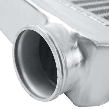 Universal Intercooler 24''x13''x3.3" Front Mount Intercooler 3'' Inlet and Outlet Aluminum Turbo Intercooler Direct Replacement for Any Turbo Charger system - size: 24''x13''x3.3" 3''
