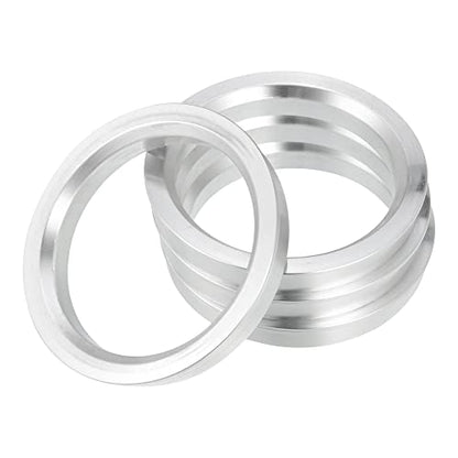 X AUTOHAUX 4pcs OD 71.6mm to ID 58.1mm Aluminium Alloy Car Hub Centric Rings Wheel Bore Center Spacer - size: 58.1mm