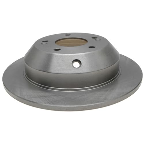 ACDelco Silver Rear Brake Rotor 18A2944A | GM 19307028 Brake Rotors for Select Hyundai Santa Fe, Santa Fe Sport, XL, Kia Sedona, Kia Sorento, and more