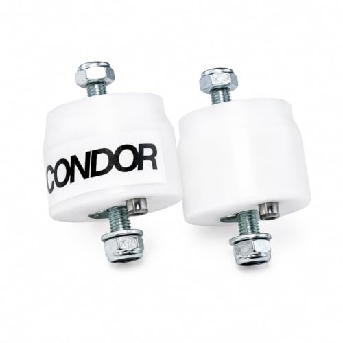 E30 M10 Engine Mount Set | Compatible with BMW E30 | Solid UHMW Track-Tested | Condor Speed Shop | Made in USA | 1982-1987 316e 318i Motor Mounts - size: M10 | 316e 318i 1982-87, style: Classic | UHMW | Street / Track